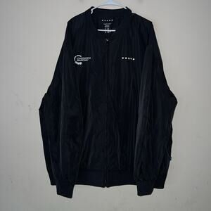 Volvo Softshell Jacket Men's 3XL Techwear Windbreaker Pull Over Black